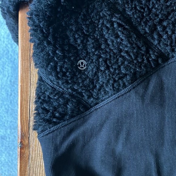 Lululemon Scuba Half Zip Black Fleece XS/S - Picture 5 of 6
